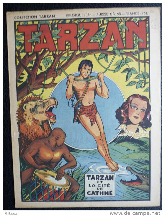 RECIT COMPLET TARZAN (collection) 62 Editions MONDIALES (2) - Tarzan