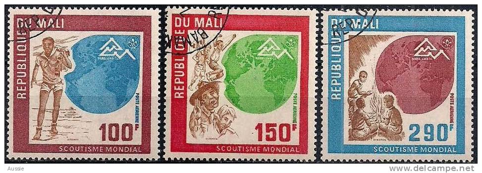 Mali 1975 Yvertn° PA 249-51 (°) Used Cote 2 Euro Scoutisme - Mali (1959-...)