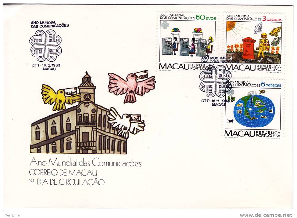 1983  International Year Of Communications  Complete Set FDC - FDC