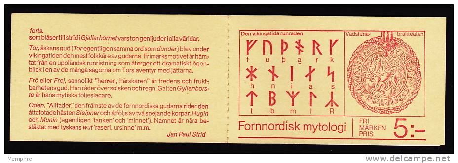 1981  Mythologie  Carnet Complet  **  Facit HA25 - 1981-..