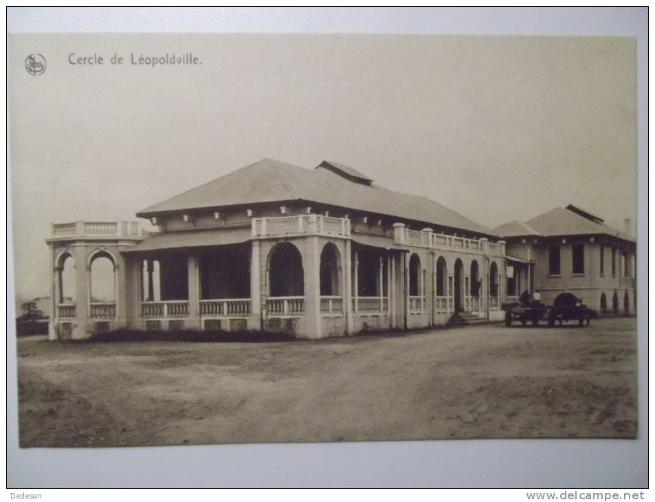 CPA Cercle De Leopoldville - Sépia Non écrite Trés Bon état - Kinshasa - Léopoldville