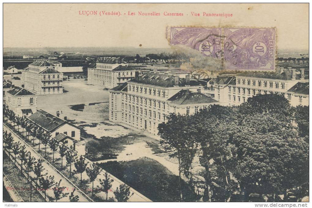 LUÇON - Les Nouvelles Casernes - Vue Panoramique - Lucon