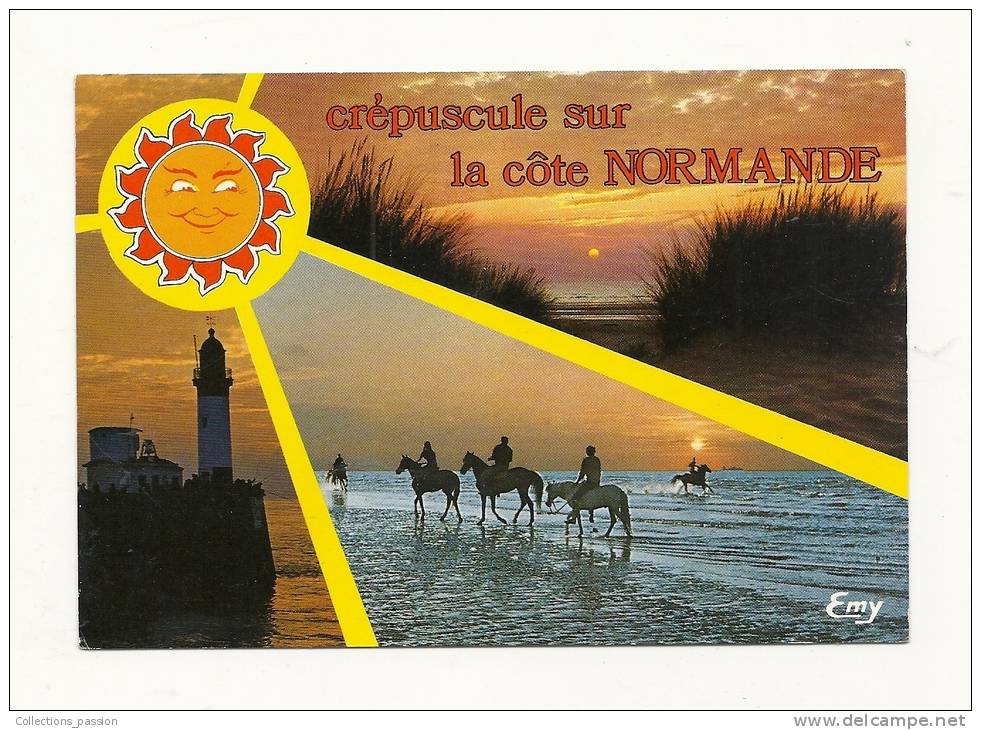 Cp, Haute Normandie, La Normandie Pittoresque, Multi-Vues, Voyagée 1985 - Haute-Normandie
