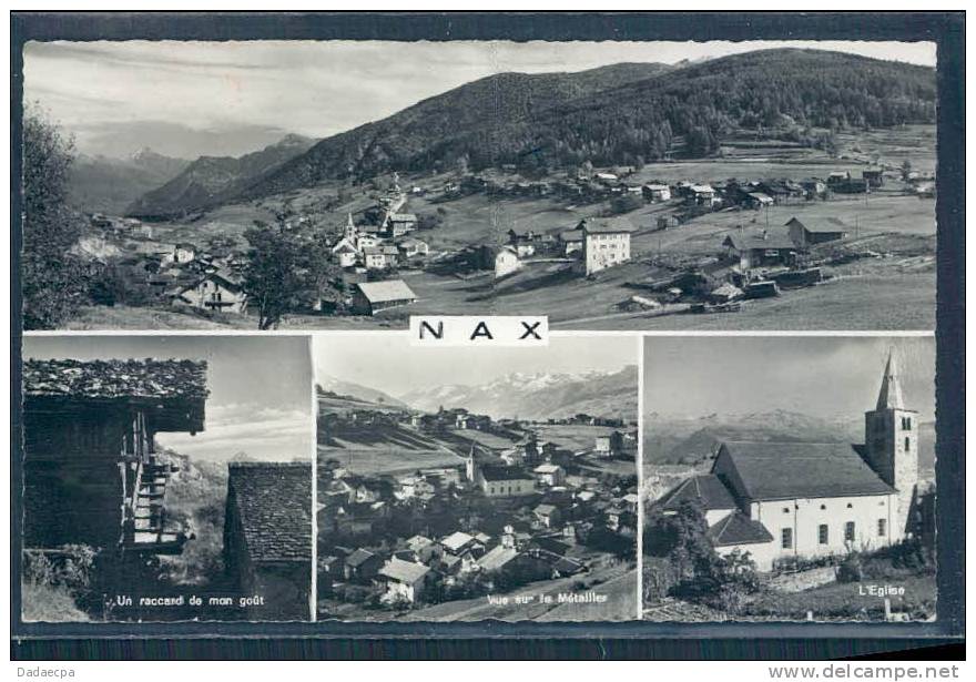 Val D' Hérens, Nax, Multi-vues, - Nax
