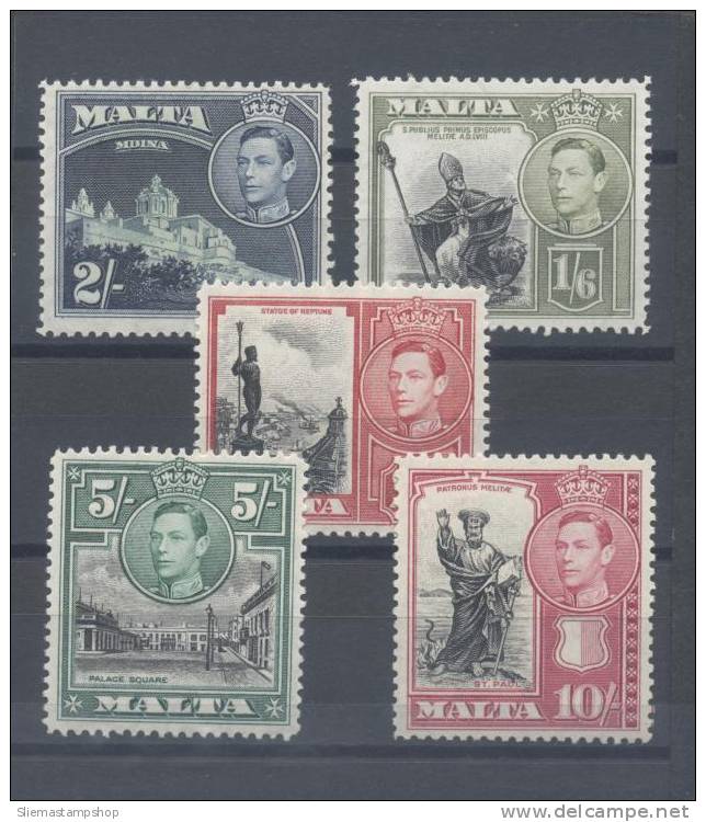 MALTA - 1938 H. V. DEF. - V3935 - Malta (...-1964)