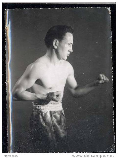 Photo Format 11 X 15 Cms Boxe Boxeur Non Cité Photo Le Noan Avranches - Boxing