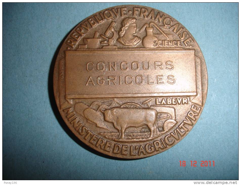 Médaille Concours Agricole - Professionnels / De Société