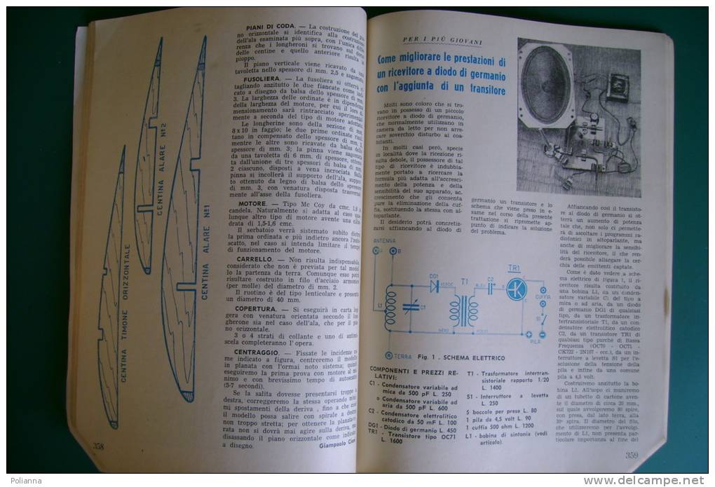 PEI/10 Rivista LA SCIENZA PER TUTTI - SISTEMA PRATICO 1957/500 MIGLIA DI INDIANAPOLIS/MOTOMODELLO AEREO/MOTOSCAFO - Wetenschappelijke Teksten