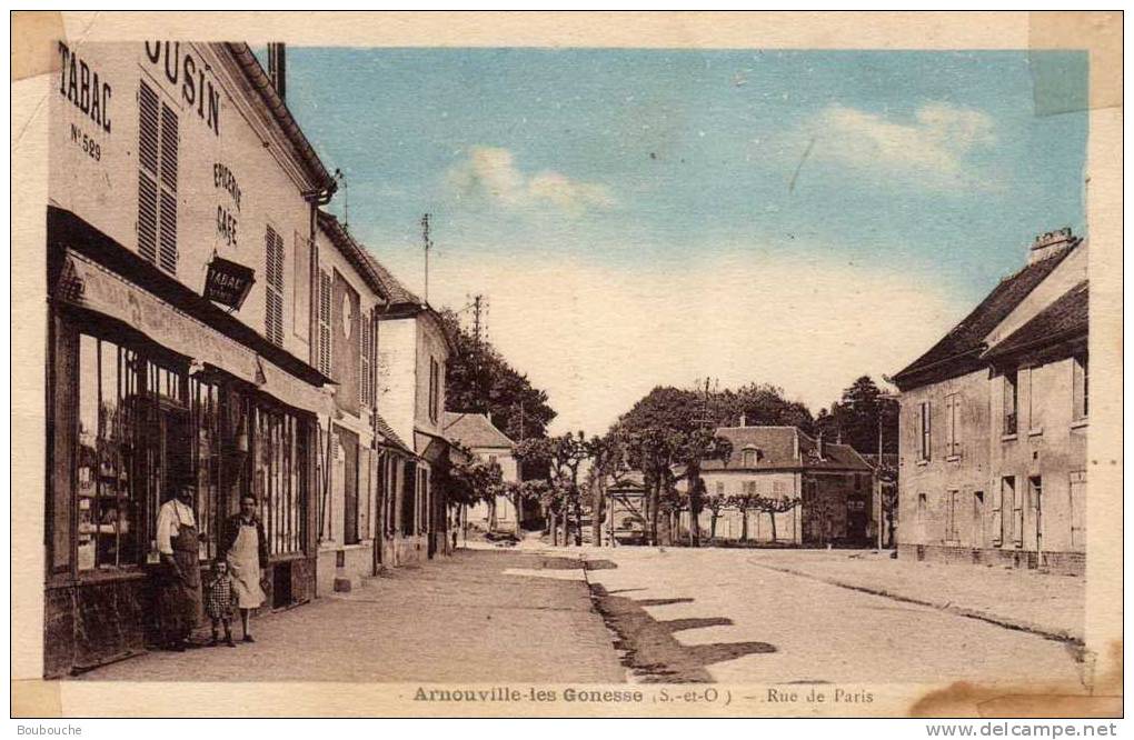 CPA 95 - ARNOUVILLE LES GONESSE Rue DeParis - Peu Courante - Arnouville Les Gonesses