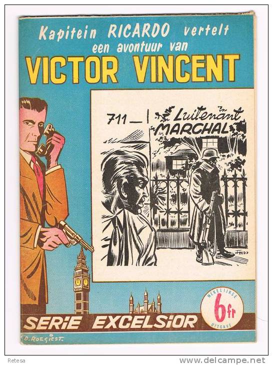 VICTOR  VINCENT  N° 711  LUITENANT  MARCHAL  1950/55 - Aventures