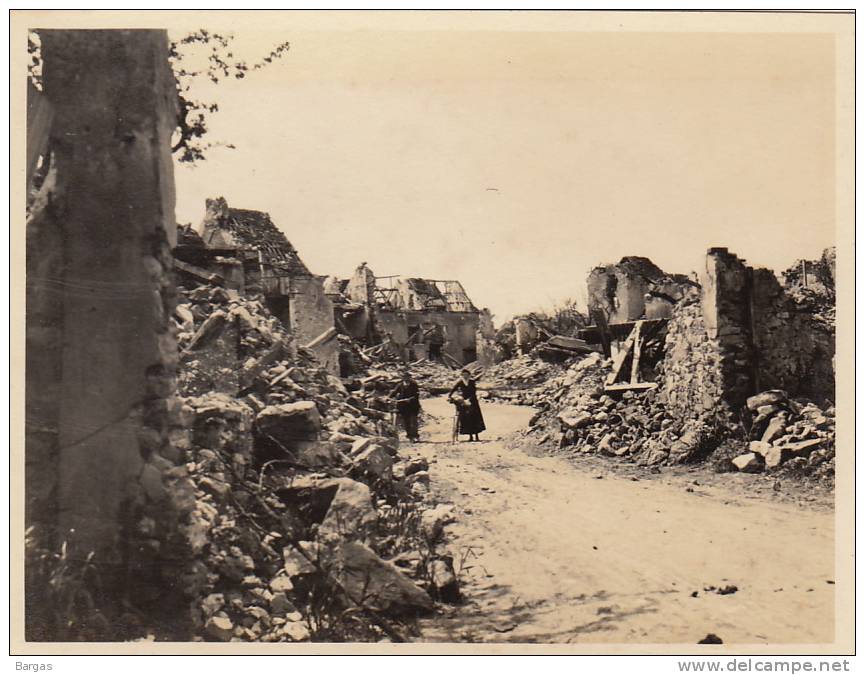 Guerre 14-18 WWI Ruines De Vaux Près Dormans - War, Military