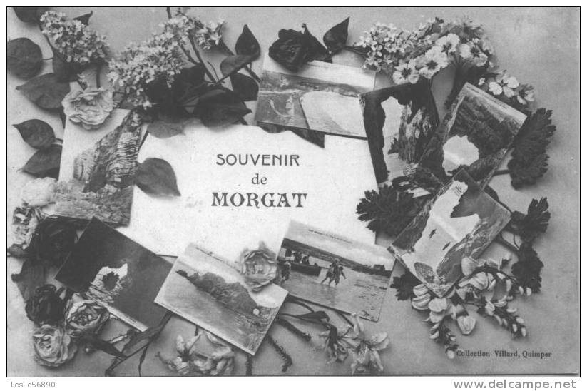 MORGAT      ***souvenir De Morgat   *** Belle  Cpa  Peu Courante - Morgat