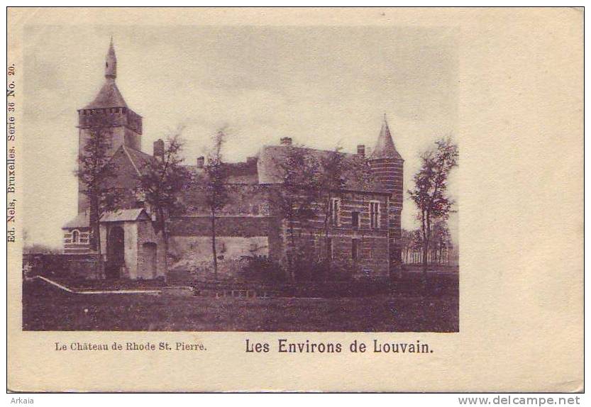 RHODE ST PIERRE = Les Environs De Louvain = Le Château (Nels  Bxl  S.36  N° 20) Vierge - Autres & Non Classés