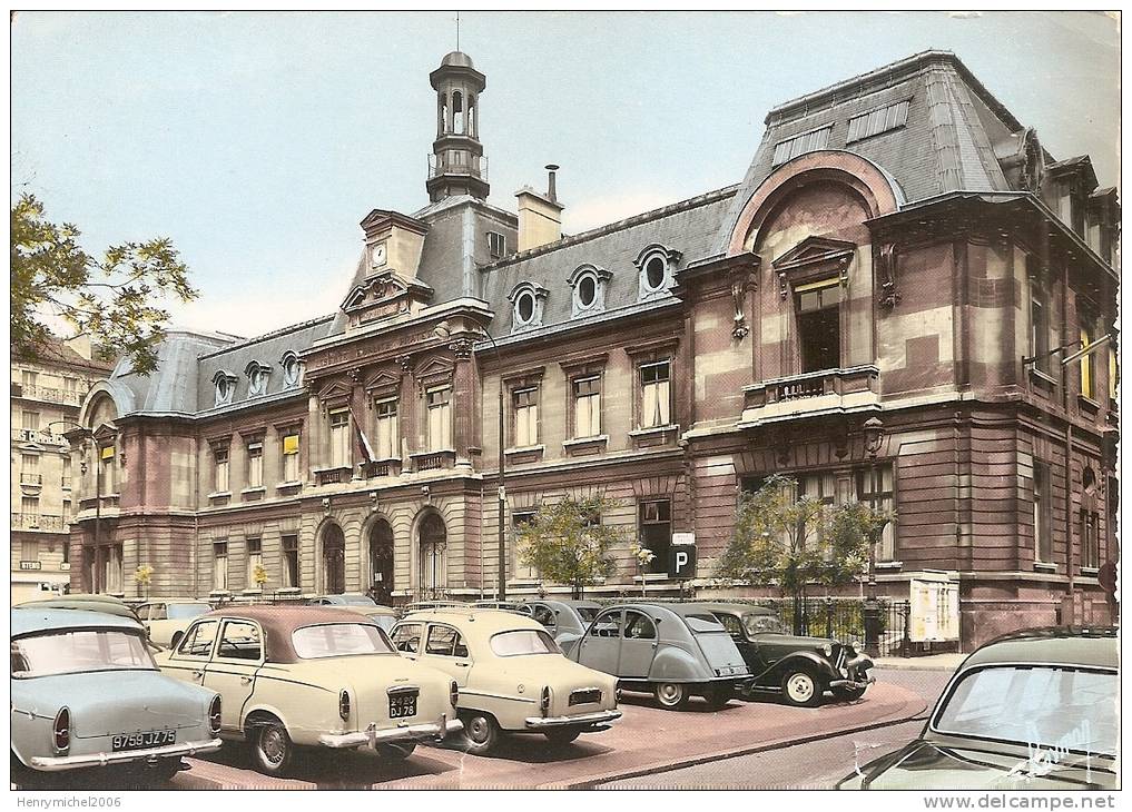 Hauts De Seine - Clichy - La Garenne Hotel De Ville , Voitures 2cv Automobiles , Ed Photo Raymon - Clichy