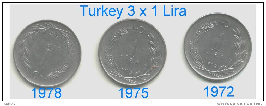 Turkije  Diverse Lots  Zie Scan  Lot 1 T / M 5 - Turkey