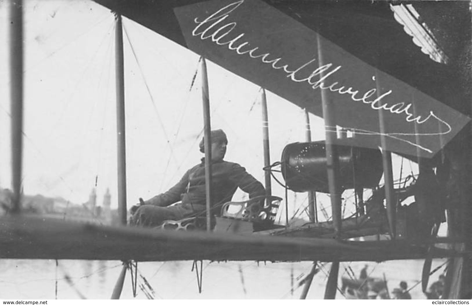 Aviation.  Aviateur. Maurice Chevillard    Aéro-Club D'Auvergne....Carte Photo.....1/9...( Voir Scan) Rare - Airmen, Fliers