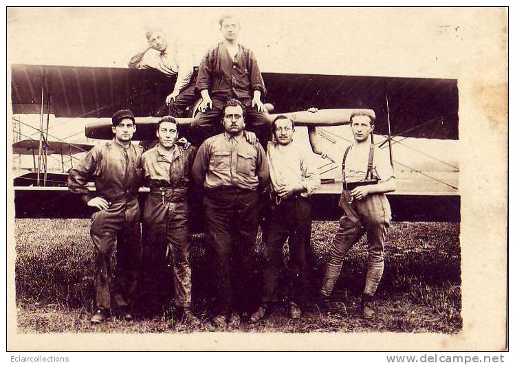 Aviation.  Aviateur...Aéro-Club D'Auvergne....Carte Photo....8/9... (voir Scan Et/ou Annotation) Rare - Altri & Non Classificati