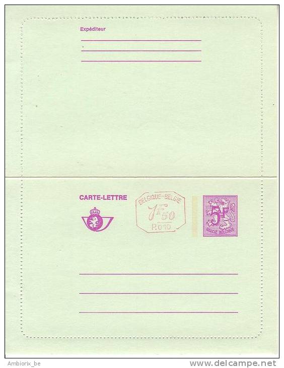 Carte Lettre ** N 44 III F M1 PO10M - Cartes-lettres