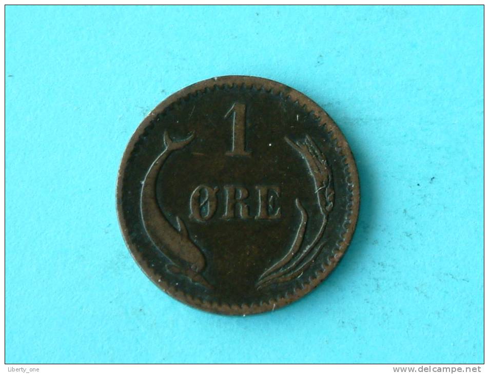 1875 - 1 ORE / KM 792.1 ( Uncleaned Coin / For Grade, Please See Photo ) !! - Danemark