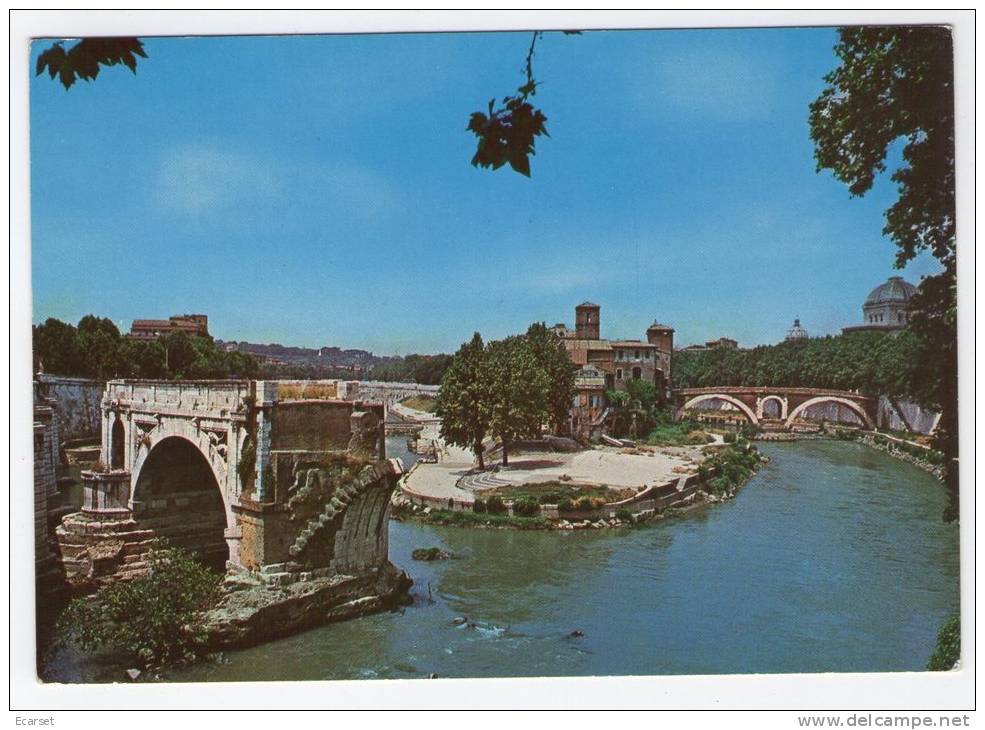 ROMA - Isola Tiberina. Non Viaggiata - Altri & Non Classificati