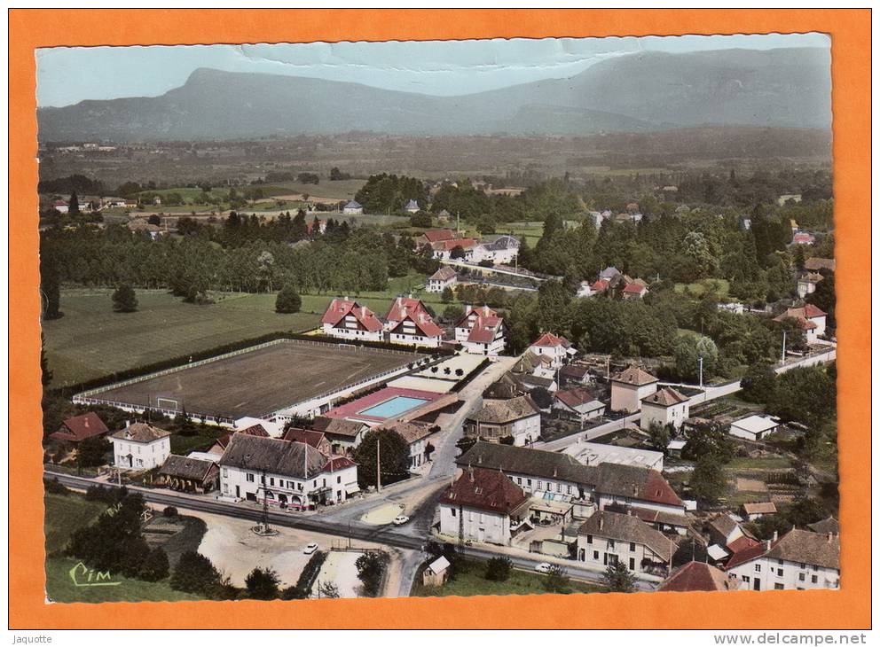 CORBELIN - Isère 38 - Vue Aérienne Quartier De La Piscine - Stade Football - Corbelin