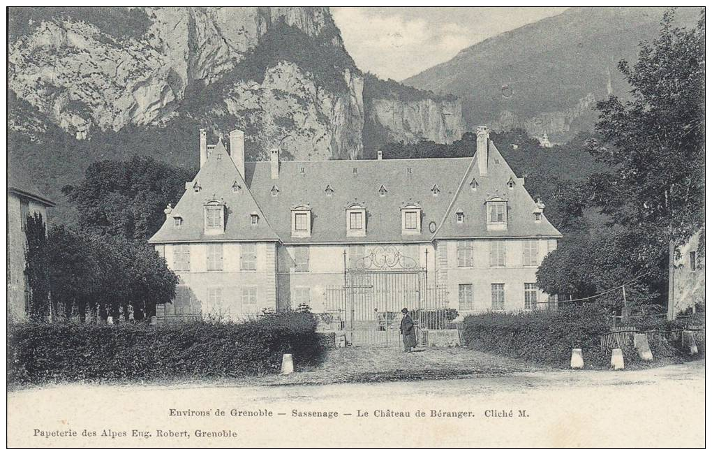 19g - 38 - Sassenage - Isere - Le Château De Béranger - Sassenage