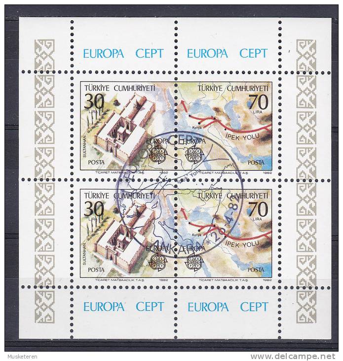 Turkey 1982 Mi. Block 21 Miniature Sheet Europa CEPT Historische Ereignisse - Hojas Bloque