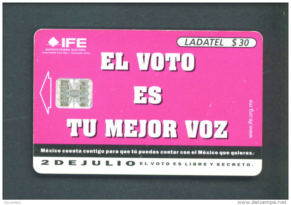 MEXICO  -  Chip Phonecard As Scan - Mexique