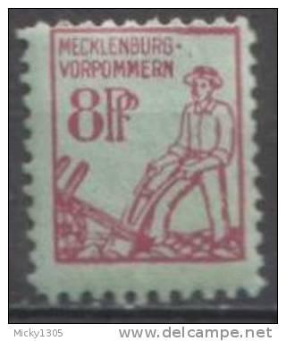 SBZ / Mecklenburg-Vorpommern - Mi-Nr 13 Postfrisch / MNH ** (z101) - Mint