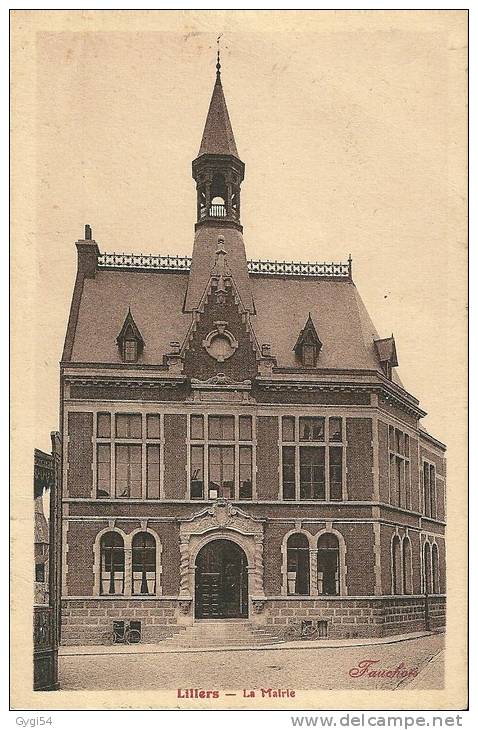LILLERS - La Mairie Cpa 1940 - Lillers