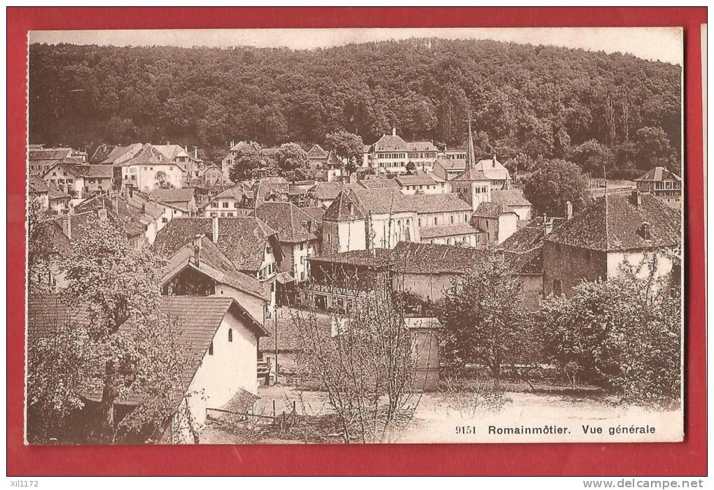 K992 Romainmôtier Vue Générale,SEPIA. Non Circulé. Denéréaz 9151 - Romainmôtier-Envy