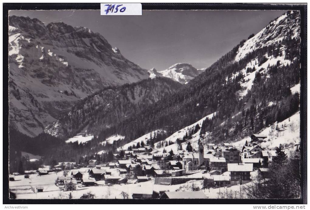 Champéry (vers 1967) Sous La Neige Et Les Dents Blanches ; Timbre Arraché (scan) (7150) - Champéry