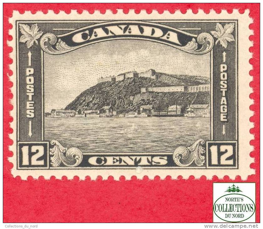 Canada # 174 Scott - Unitrade - Mint - 12 Cents - Quebec Citadel - Dated: 1930-31 / Ville De Québec - Neufs