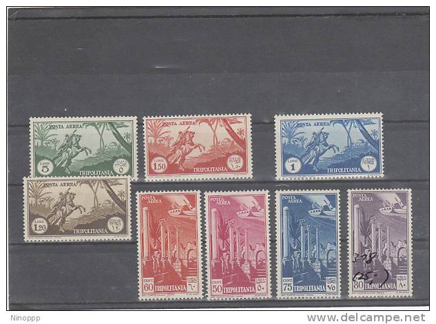 Tripolitania 1931-32 Air Mail Set MH - Tripolitania