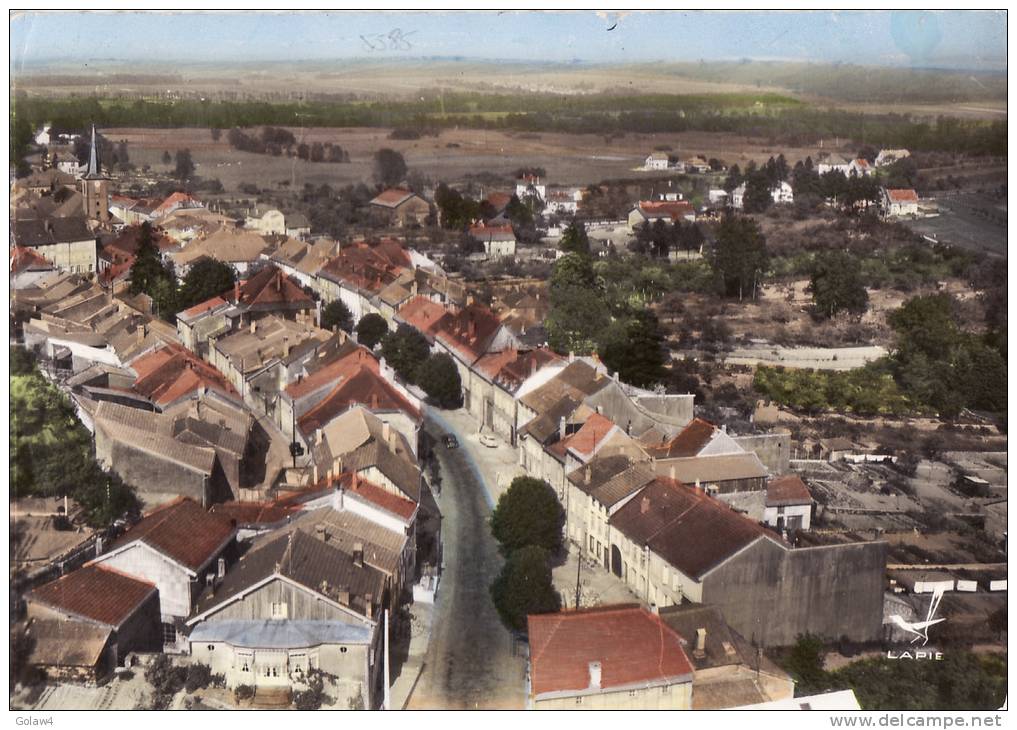 5585# LORQUIN VUE GENERALE AERIENNE SARREBOURG MOSELLE LORRAINE - Lorquin