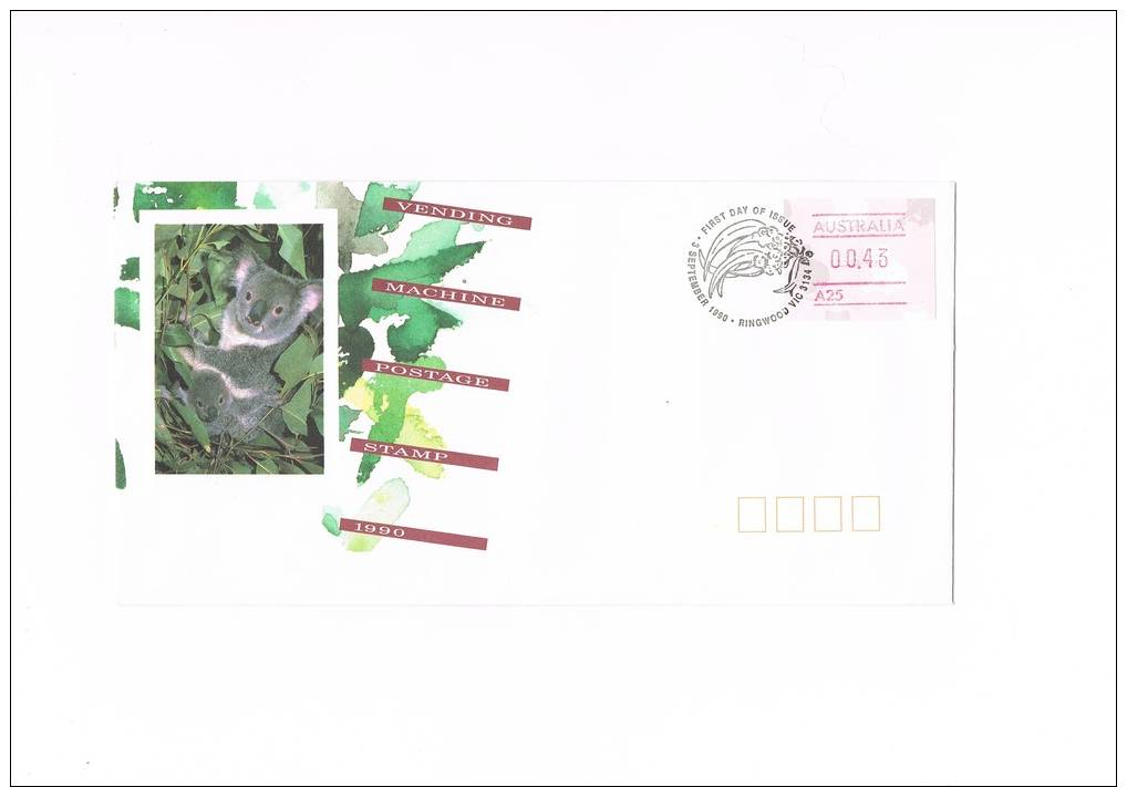 Atm Frama Australie Mi18  Fdc - Viñetas De Franqueo [ATM]