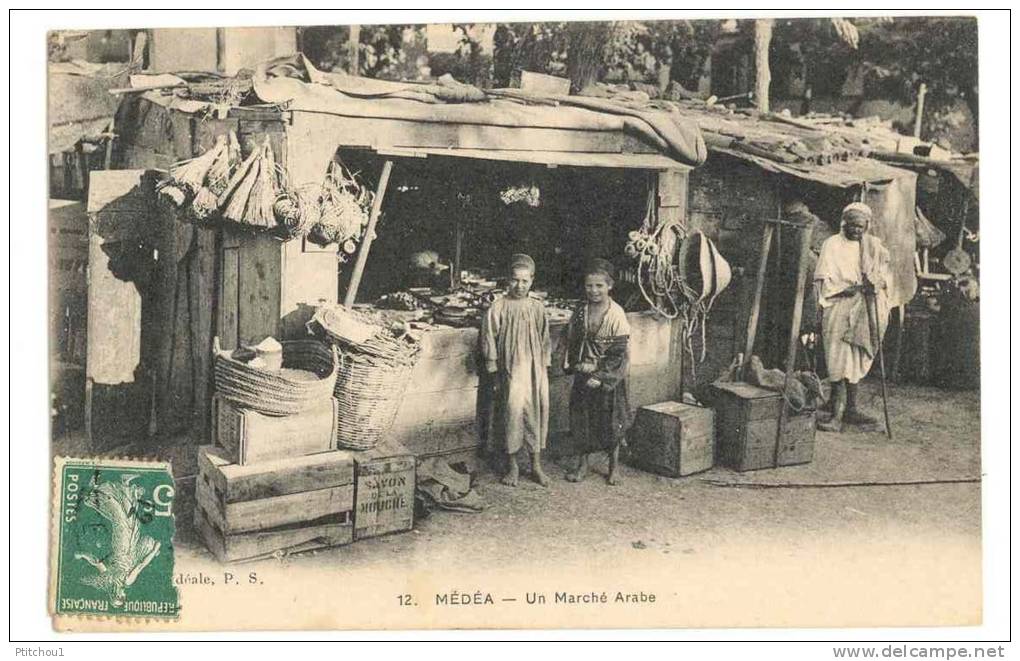 MEDEA Un Marché Arabe 1913 - Medea
