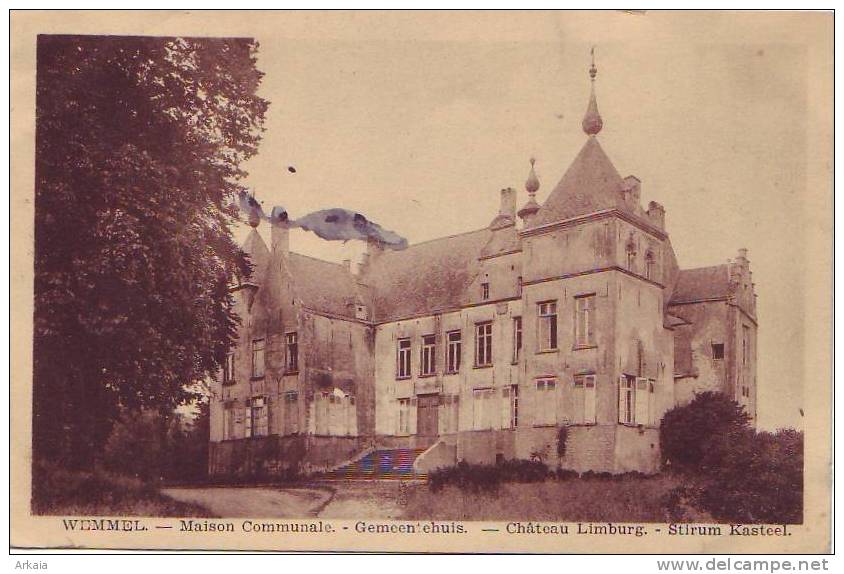 WEMMEL = Maison Communale - Château Limburg (écrite) (1 Tache) - Wemmel