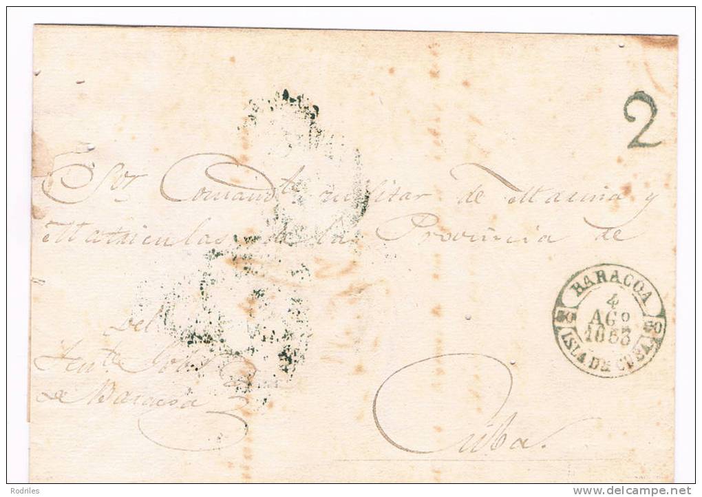 1853. PREFILATELIA DE TERRITORIOS DE ULTRAMAR - Kuba (1874-1898)