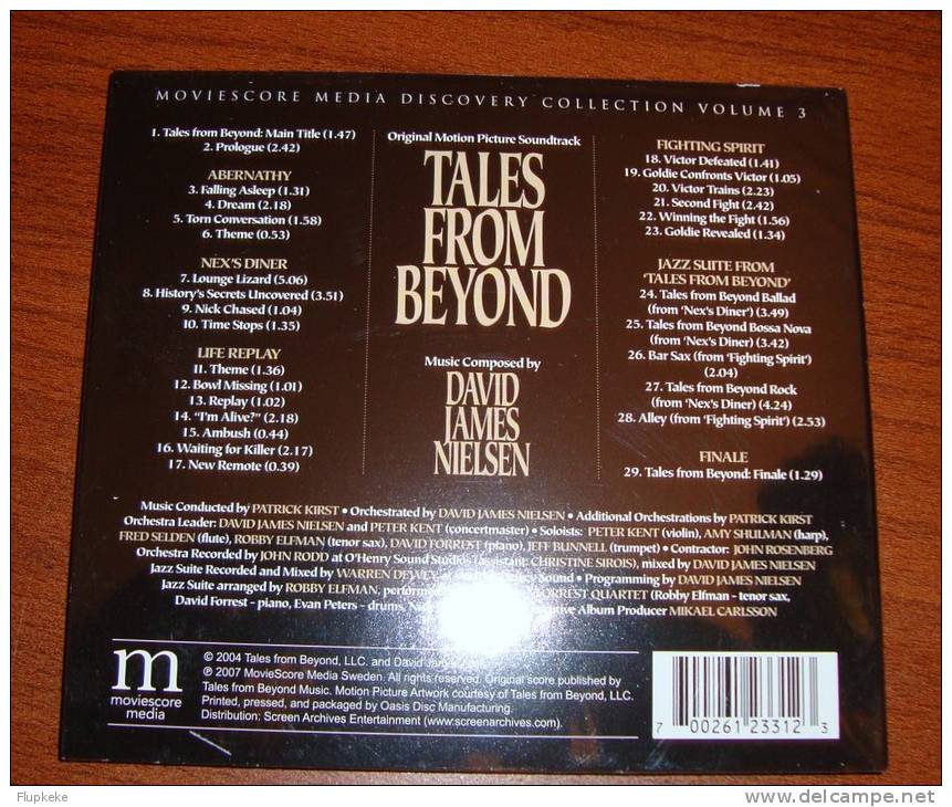 Cd Soundtrack Tales From Beyond David James Nielsen MovieScore Media - Musique De Films