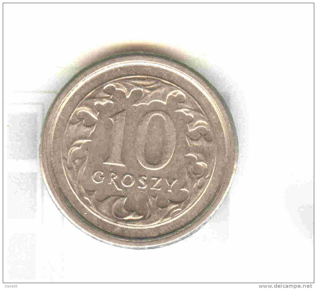 0010 Ad  Polen    10 Groszy 1999 + 2000 - Poland