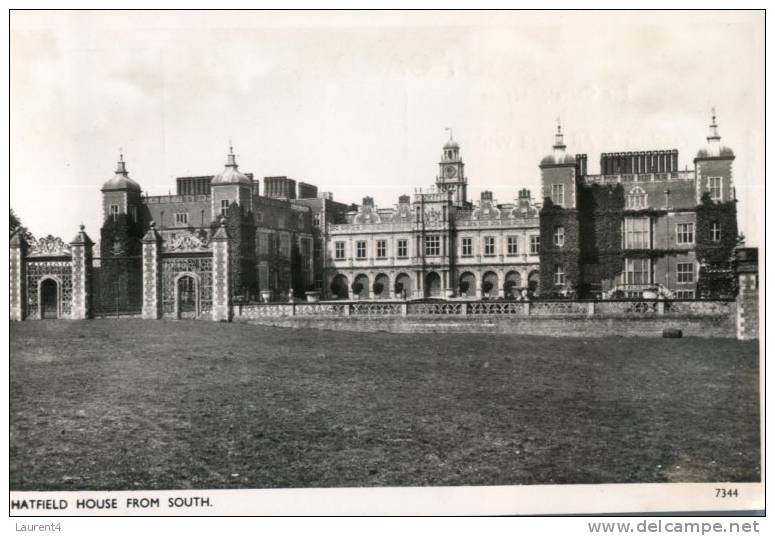 (369) UK Old Postcard - Carte Ancienne D´Angleterre  - Hatfield House - Hertfordshire