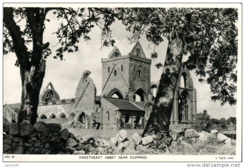(369) Scotland Old Postcard - Carte Ancienne D´Ecosse  - Sweethart Abbey Near Dumfries - Dumfriesshire