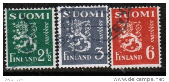 FINLAND   Scott #  257-62  VF USED - Used Stamps