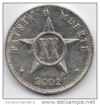 CUBA 20 CENTAVOS 2002 - Kuba