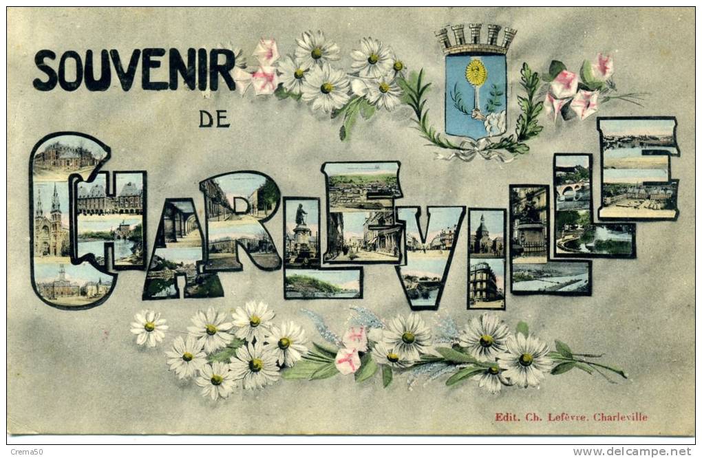 08 - CHARLEVILLE - SOUVENIR, Multi Vues - Charleville