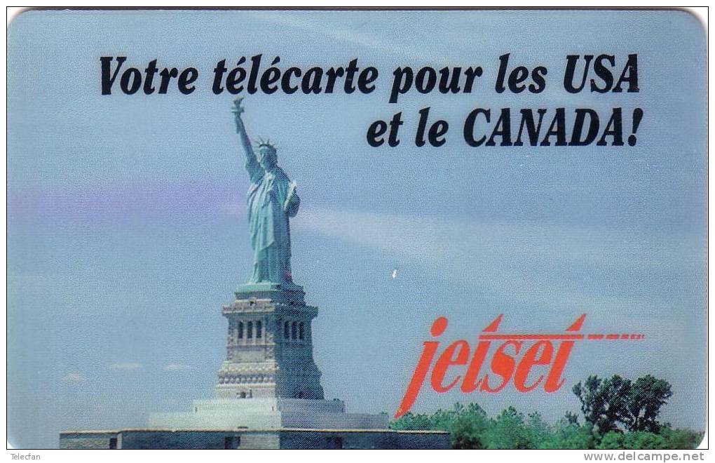 FRANCE CARTE UTLISABLE AUX USA ET CANADA STATUE DE LA LIBERTE LIBERTY STATUE RARE - Culture