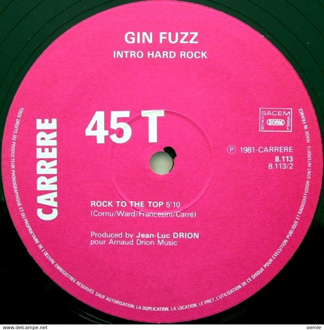 GIN  FUZZ  °  INTRO HARD ROCK - 45 T - Maxi-Single