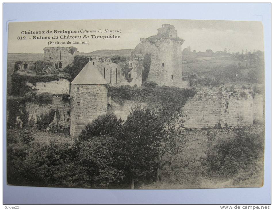 Tonquédec. Ruines Du Château De Tonquédec; Coll Châteaux De Bretagne - Tonquédec