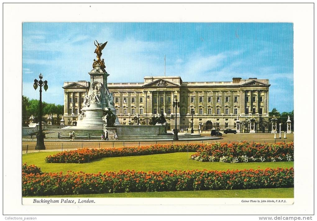 Cp, Angleterre, Londres, Buckingham Palace, Voyagée 1970 - Buckingham Palace